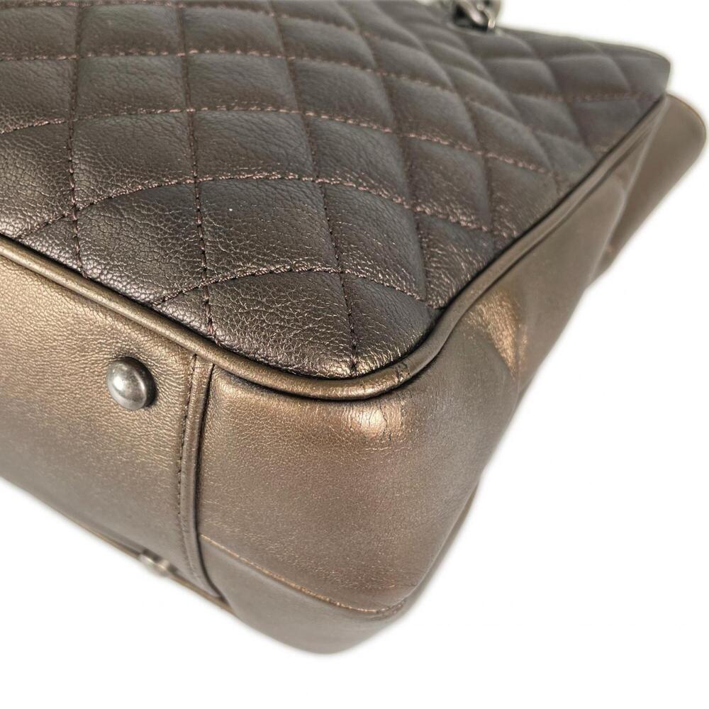 CHANEL Brown Caviar Leather Tote Bag - Picture 11 of 16